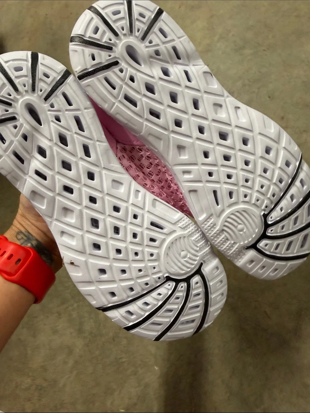 Kids Pink Slip-On Mesh Water Shoes